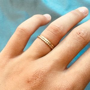 Beautiful Gold Ring **SET OF 2**